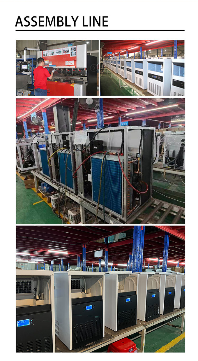 400kg / Day Ice Cube Maker Machine With Air Cooling System And Sell Ice 13