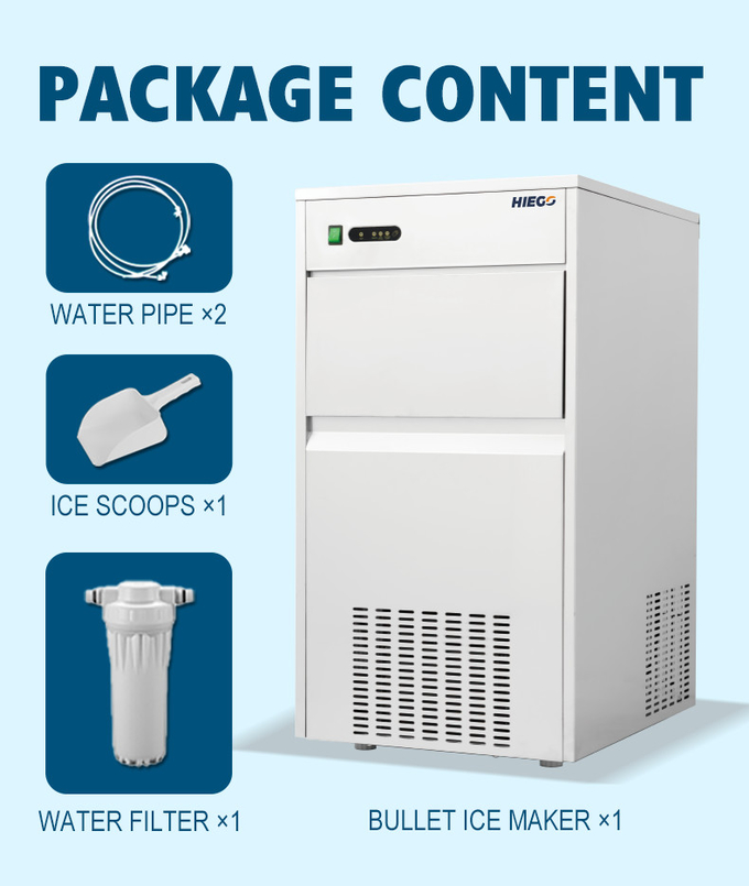 25kg Small Nugget Ice Maker Under Counter Economic Portable Ice Nugget Machine 10