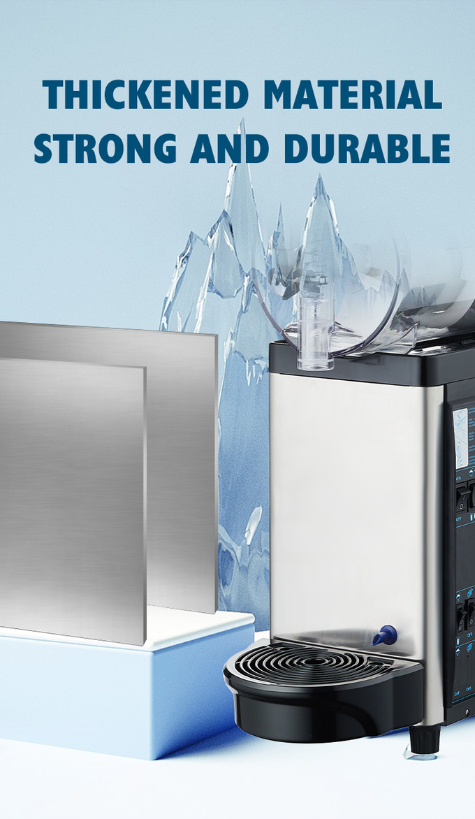 Slush Frozen Drink Machine 12L*1 Commercial Slush Machine 3