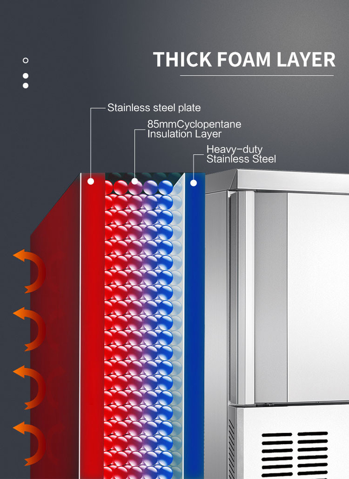 Rapid Upright Commercial Chiller And Freezer Deep Freezer Kitchen Blast Chiller 4